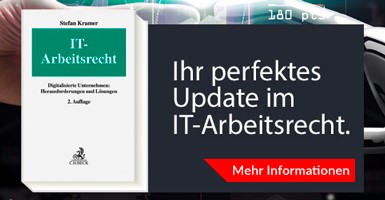 Literatur von Dr. Stefan Kramer: IT-Arbeitsrecht Literatur von Dr. Stefan Kramer: IT-Arbeitsrecht